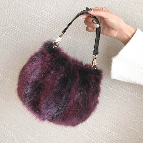 Hairy Bucket Bag Net Red Popular Shoulder Bag