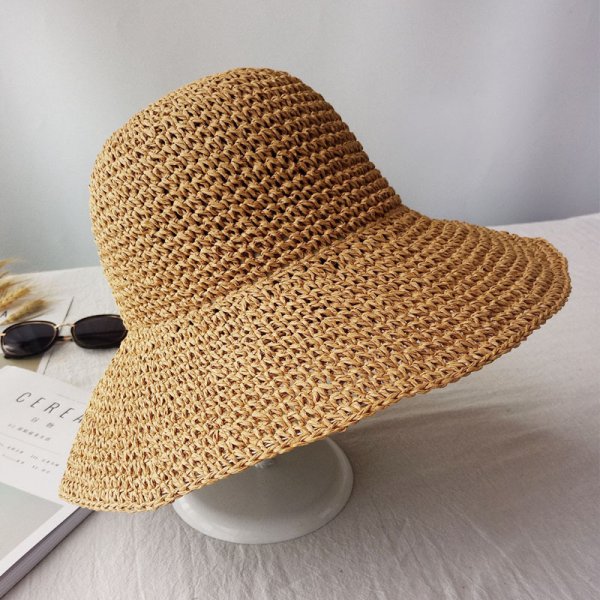 Summer Autumn Hats For Women Retro Flat Drooping Hat